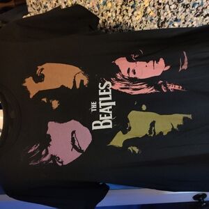 The Beatles Kids Black Graphic T-Shirt